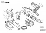 Bosch 0 601 948 680 Gsr 9,6 Ve-2 Cordless Screw Driver 9.6 V / Eu Spare Parts